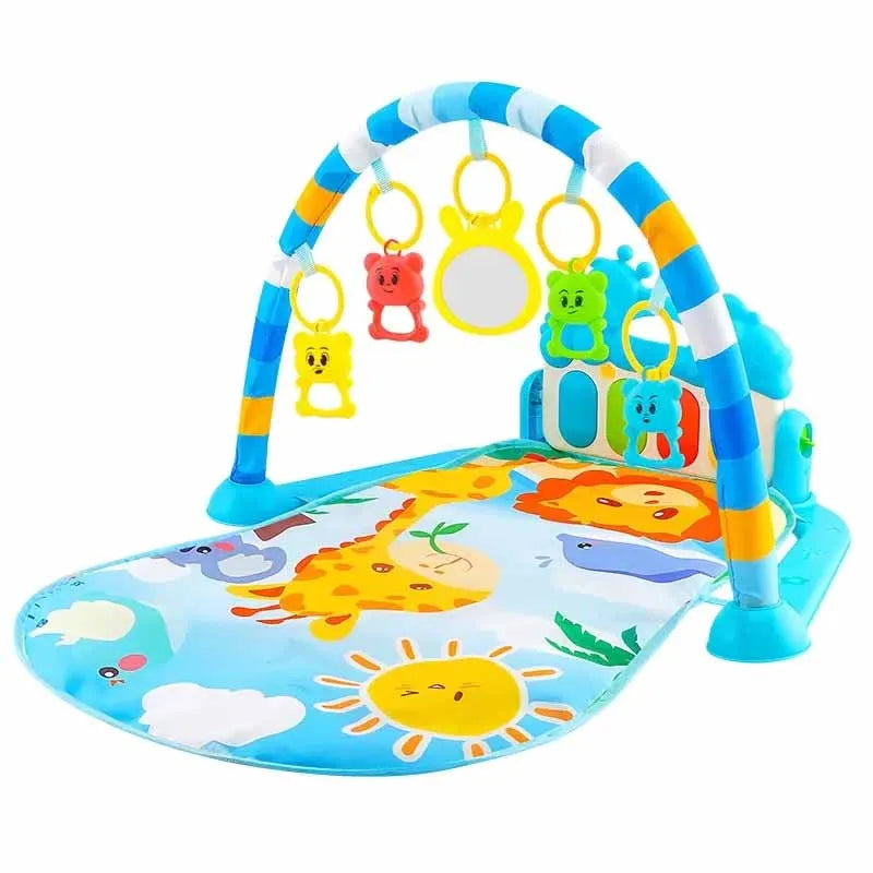 Baby Activity Gym Rack Early Education 0-36 Months Toy Gifts Musical Newborn Piano Keyboard Crawling Blanket Pedal Play Mat
